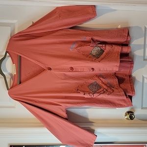 Vintage Blue Fish Clothing Swing Jacket